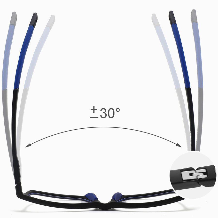 Rechteckige Brillen KC1038