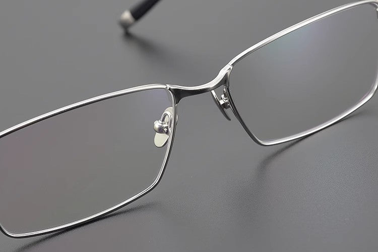 Rechteckige Brillen MW1230 - Breite Brillenfassungen für Männer mit größerem Kopf