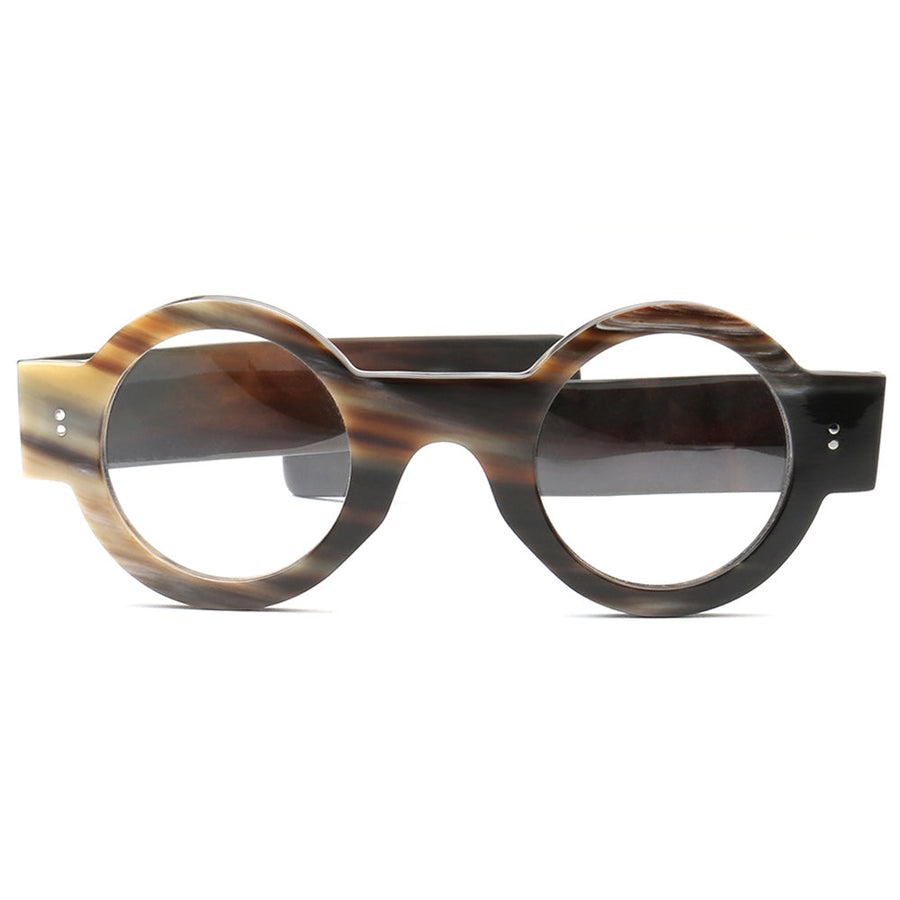 Büffelhorn Runde Brillen NJ1010