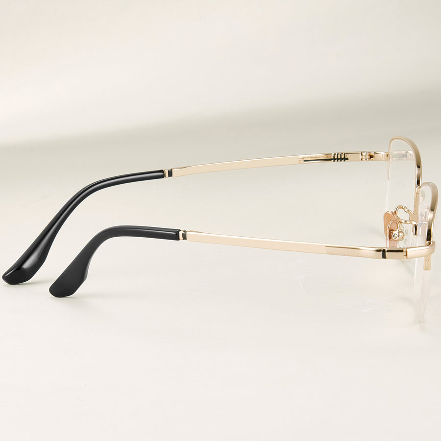 Rechteckige Brillen EF1069 - Weite Fassungen für Männer mit größeren Köpfen