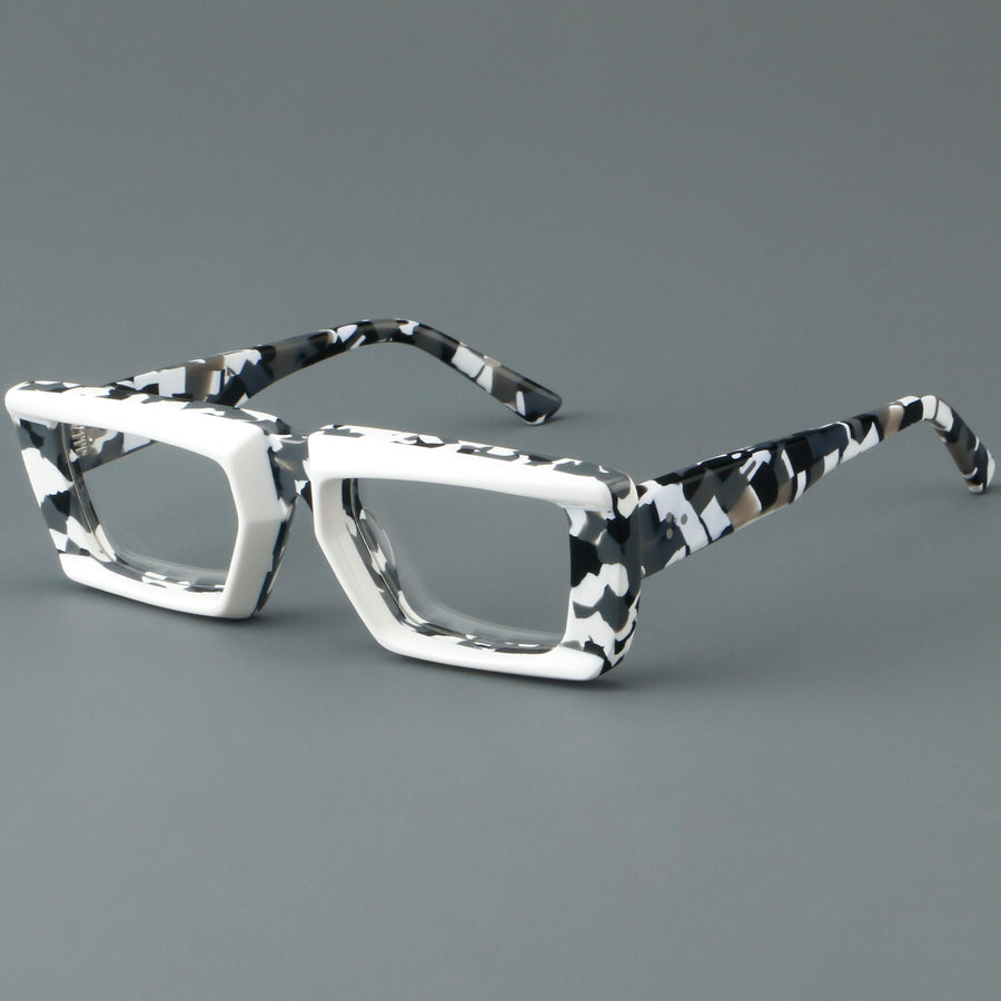 Rechteckige Brillen A4171