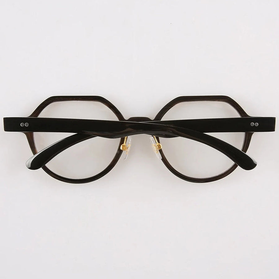 Büffelhorn Runde Brillen NJ1007