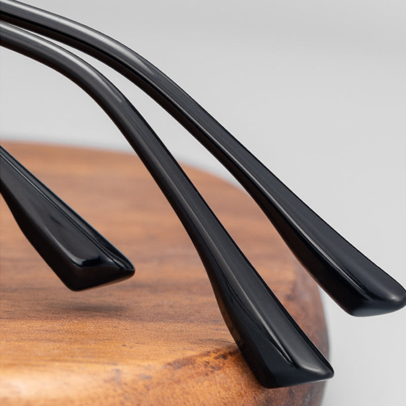 Rechteckige Brillen EF1003 - Weite Fassungen für Männer mit größeren Köpfen