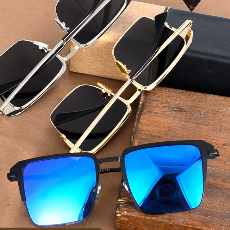 Oversize Quadratische Sonnenbrillen A2477