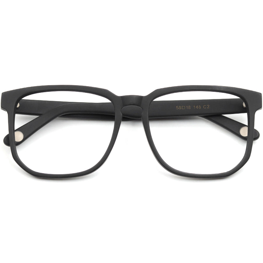 Quadratische Brillen EF1068 - Weite Fassungen für Männer mit größeren Köpfen