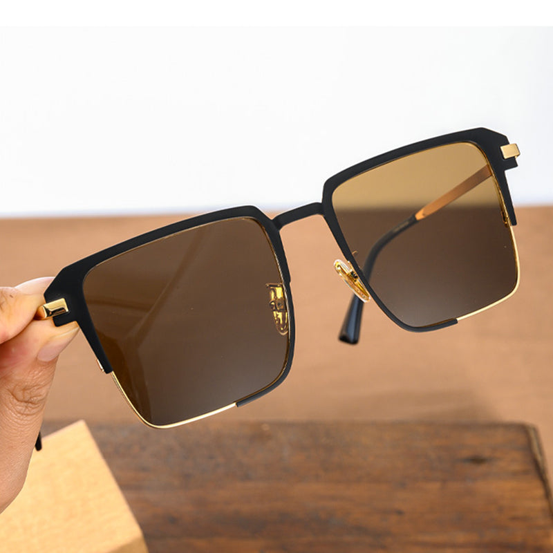 Oversize Quadratische Sonnenbrillen A2477