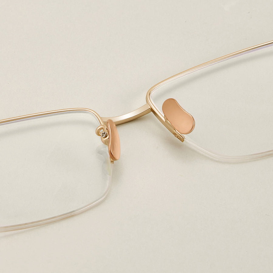 Rechteckige Brillen EF1069 - Weite Fassungen für Männer mit größeren Köpfen