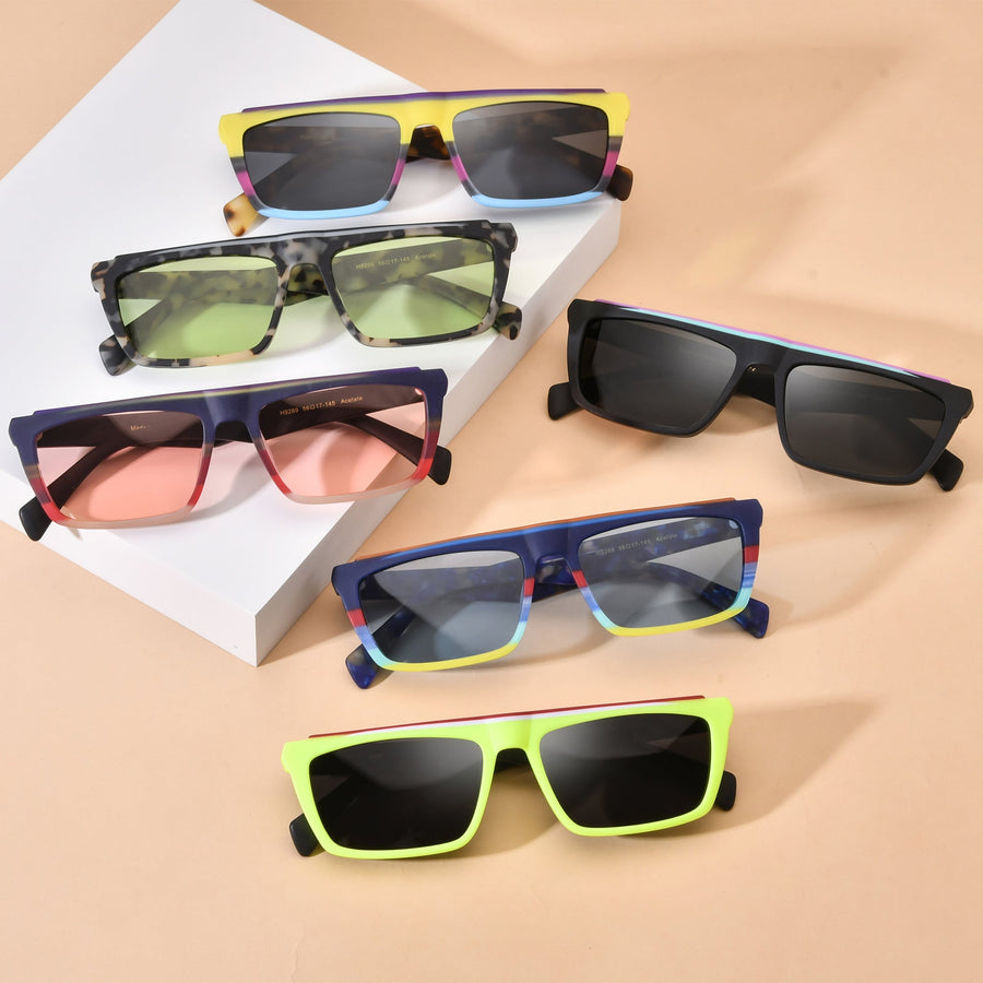 Rechteckige Sonnenbrillen BRS1083