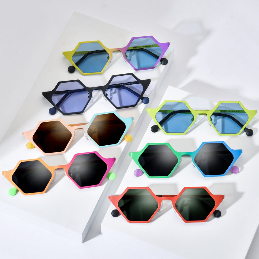 Geometrische Sonnenbrillen BRS1191
