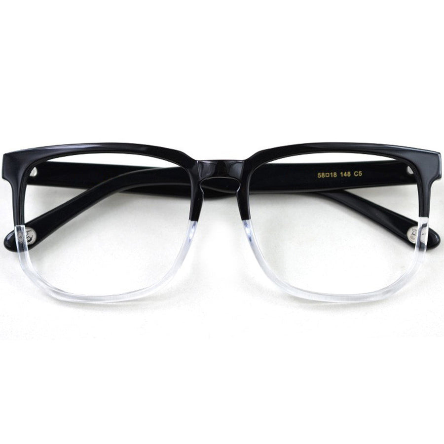 Quadratische Brillen EF1068 - Weite Fassungen für Männer mit größeren Köpfen