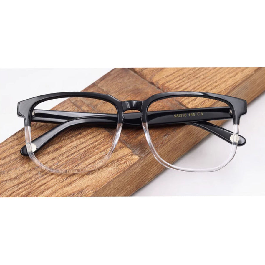 Quadratische Brillen EF1068 - Weite Fassungen für Männer mit größeren Köpfen