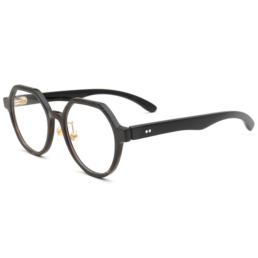 Büffelhorn Runde Brillen NJ1007