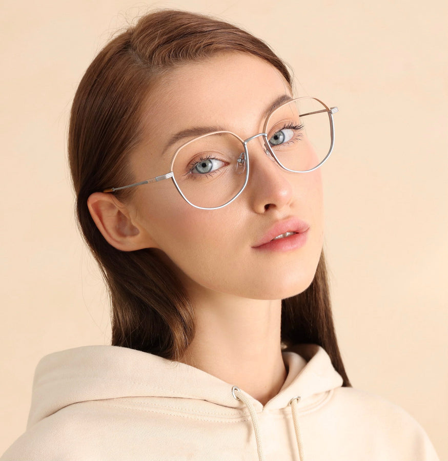 Geometrische Brillen MW1262 - Breite Brillenfassungen für Männer mit größerem Kopf