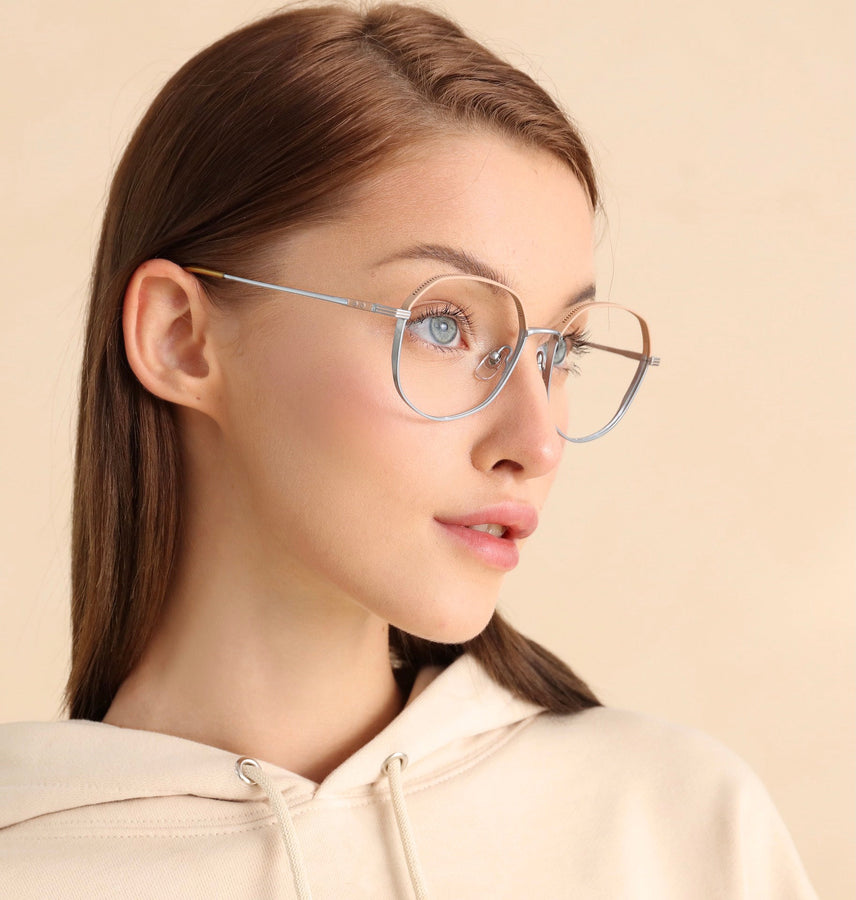 Geometrische Brillen MW1262 - Breite Brillenfassungen für Männer mit größerem Kopf