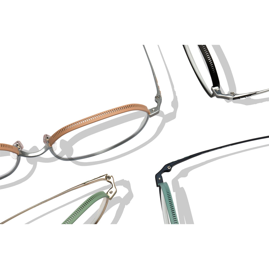 Geometrische Brillen MW1262 - Breite Brillenfassungen für Männer mit größerem Kopf