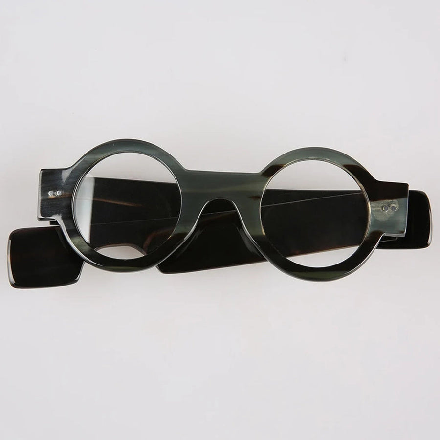 Büffelhorn Runde Brillen NJ1010