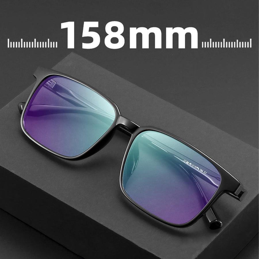 Rechteckige Brillen EF1071 - Weite Fassungen für Männer mit größeren Köpfen