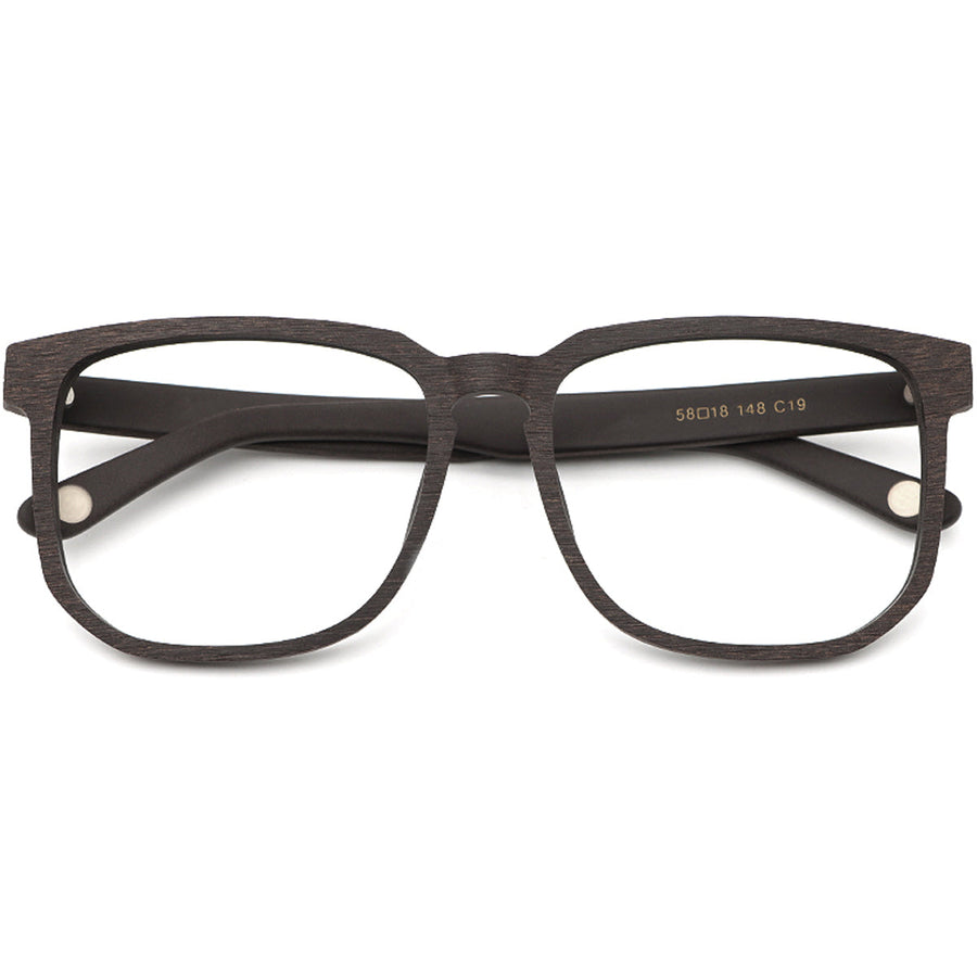 Quadratische Brillen EF1068 - Weite Fassungen für Männer mit größeren Köpfen