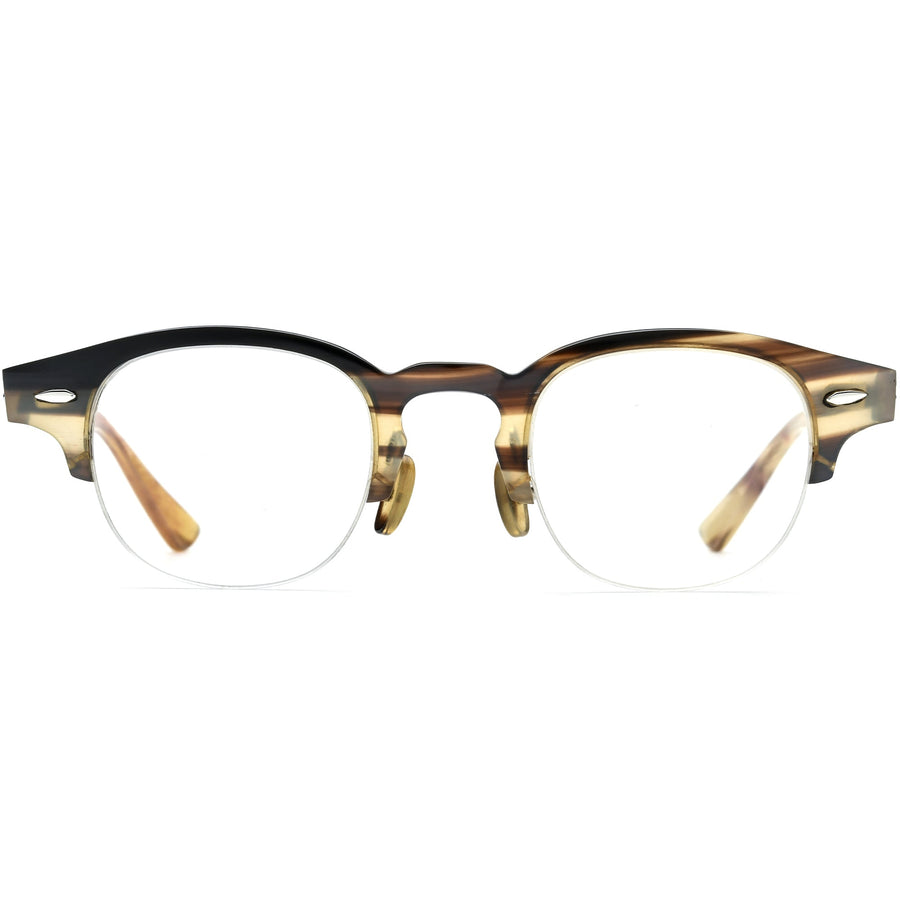 Büffelhorn Quadratische Brillen A1997