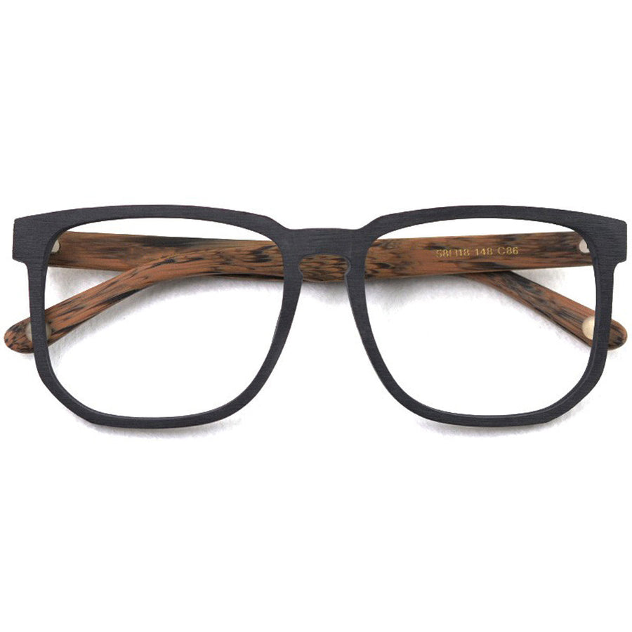 Quadratische Brillen EF1068 - Weite Fassungen für Männer mit größeren Köpfen