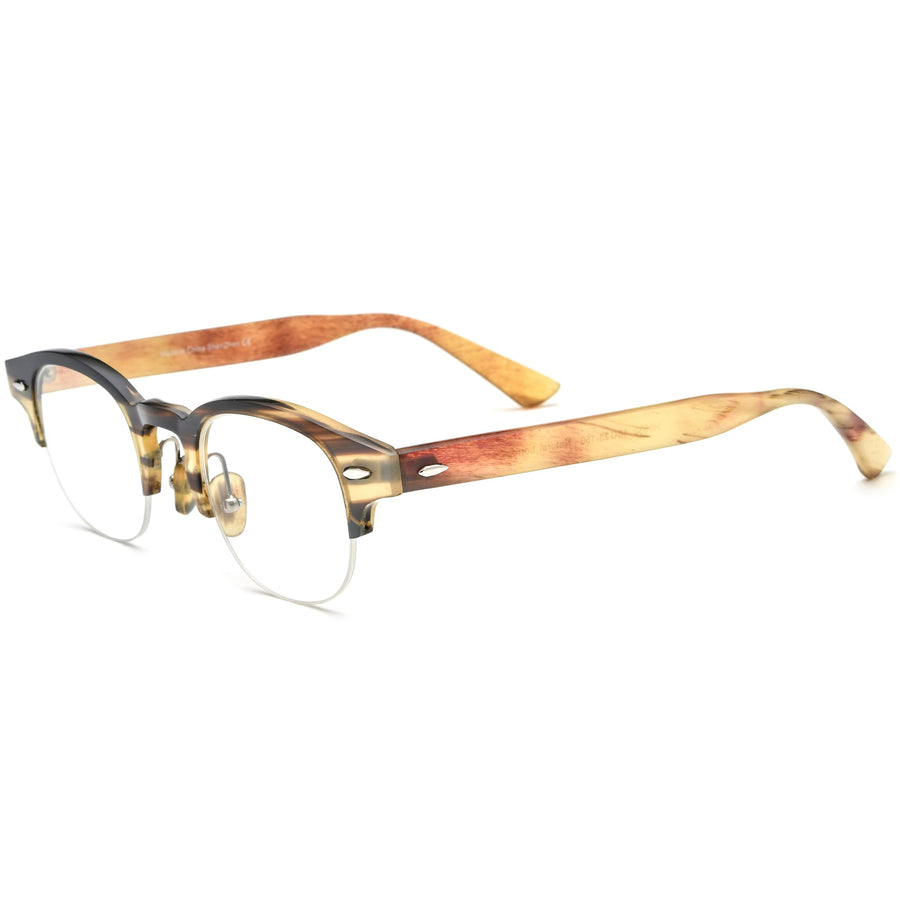 Büffelhorn Quadratische Brillen A1997