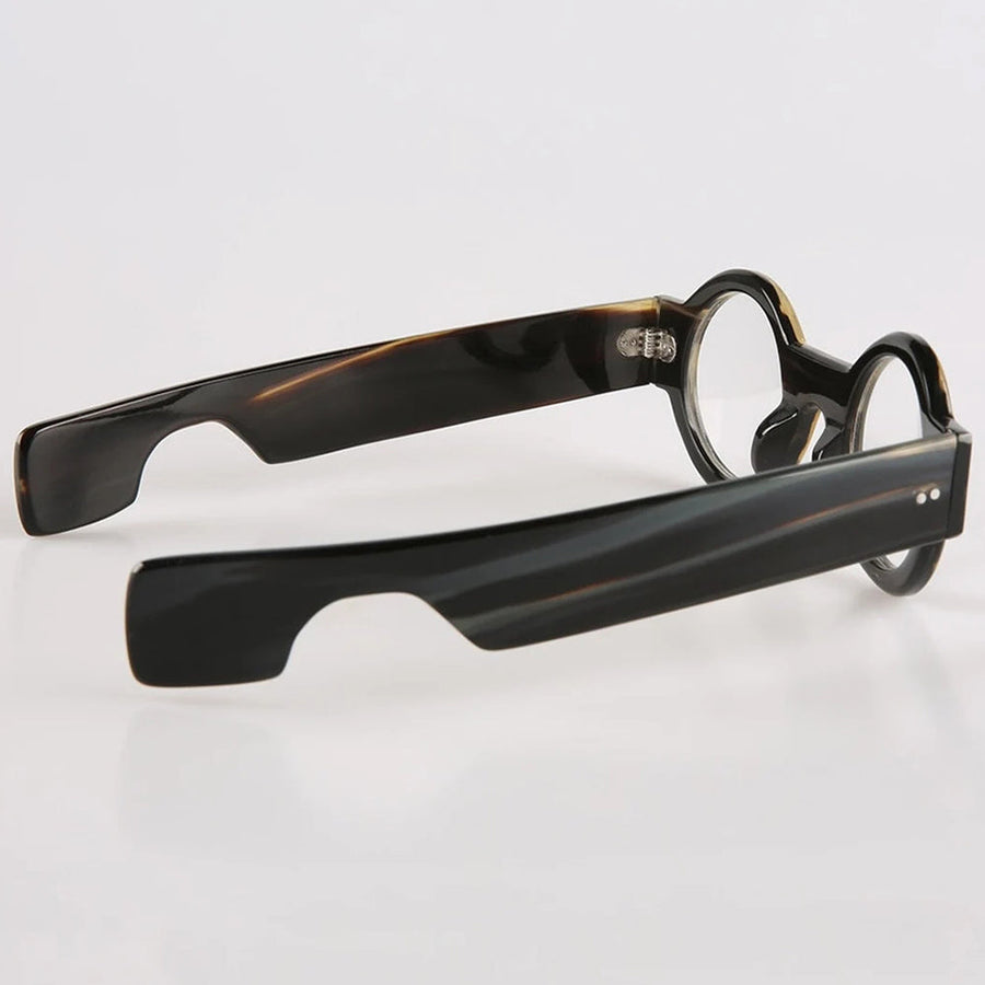 Büffelhorn Runde Brillen NJ1010