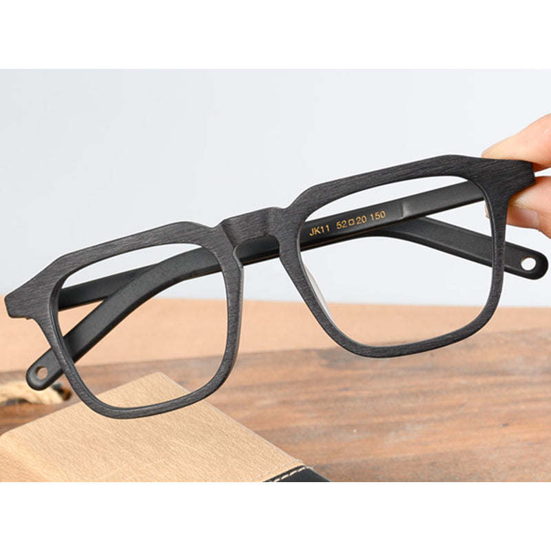 Quadratische Brillen A1005 - Weite Fassungen für Männer mit größeren Köpfen