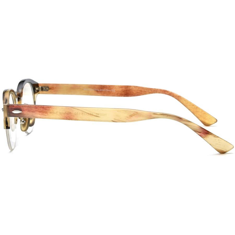 Büffelhorn Quadratische Brillen A1997