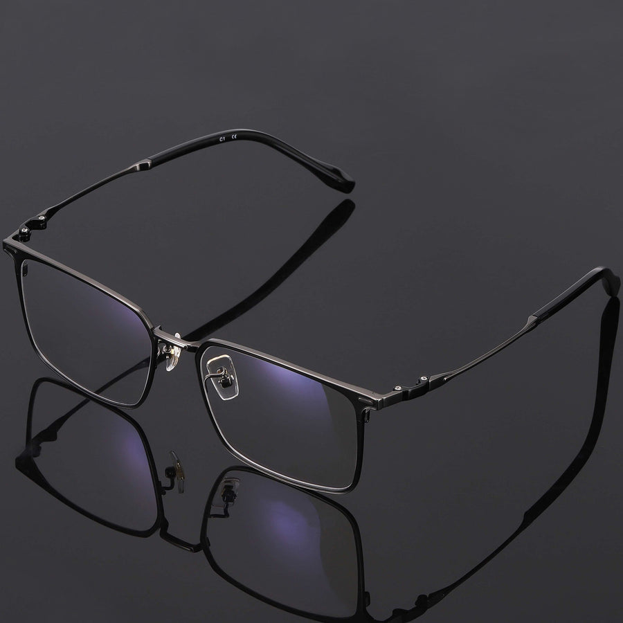 Rechteckige Brillen EF1060 - Weite Fassungen für Männer mit größeren Köpfen