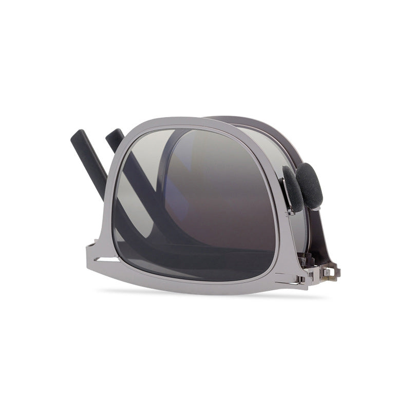 Foldable Quadratische Sonnenbrillen S1002